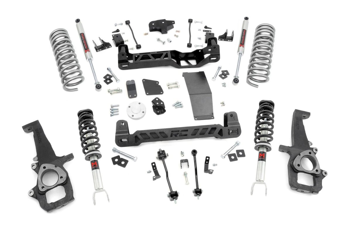 Ram 1500 Classic Suspension Lift Kit - Front + Rear - Rough Country - 6 Inch Lift Kit | M1 Struts/M1 - '19-'23